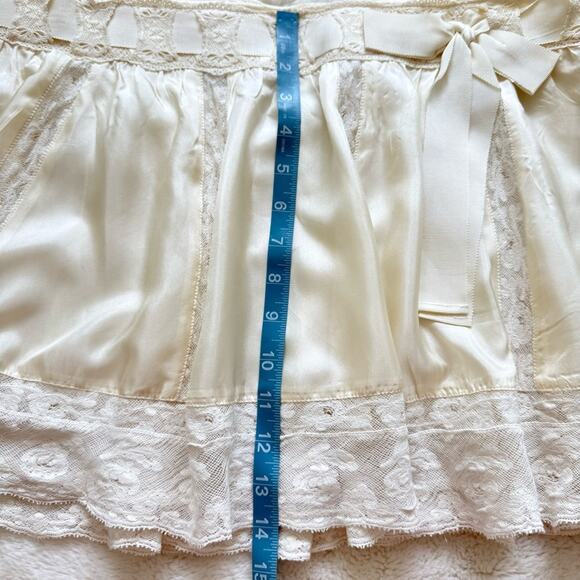 NEW!!!! LoveShackFancy ivory skirt size 8 US - Picture 7 of 10